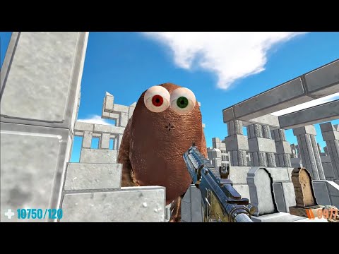 FPS Avatar vs Monsters in Fortress of Horror. Animal Revolt Battle Simulator