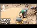 People in northern Ghana struggle to find water amid drought