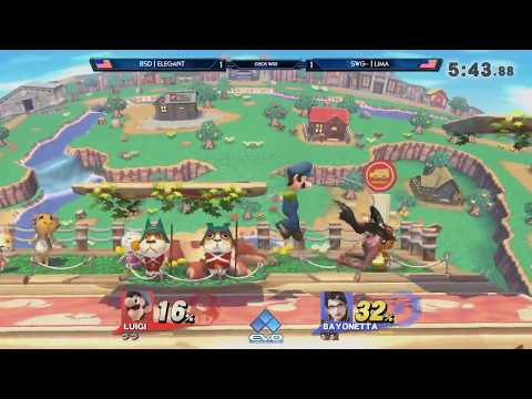 BSD | Elegant (Luigi) vs SWG~ | Lima (Bayonetta) - R2 Pools