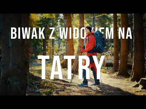 Camping with a view of the Tatra Mountains - Preparation for KGP Hitchhiking