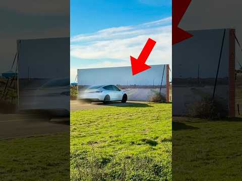 Tesla vs Fake Wall