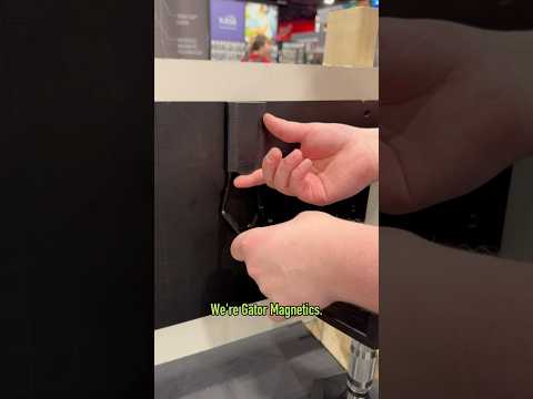 Video: Gator Magnetics Trade Show Demo of 45 lb Magnetic Hooks video thumbnail