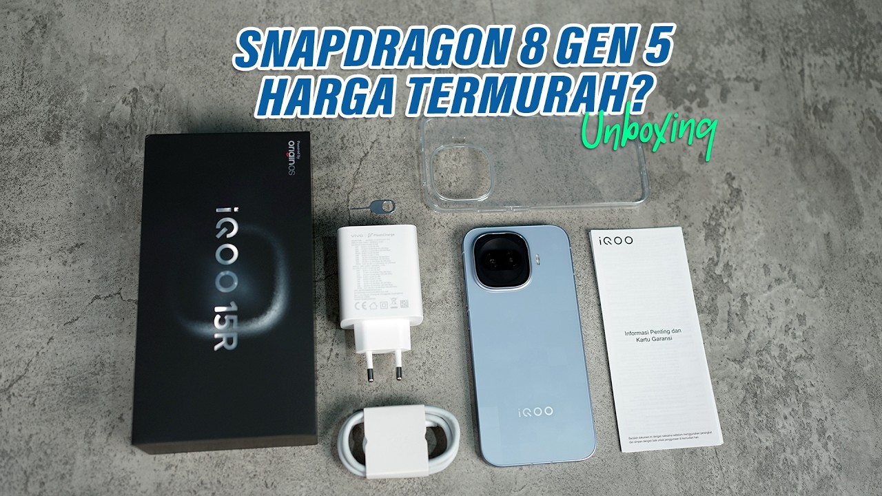 SNAPDRAGON 8 GEN 5 TERMURAH NIH BOSH⁉️ iQOO 15R Unboxing & Hands-on