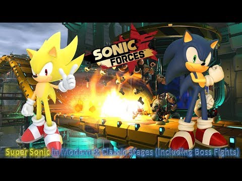Sonic Forces Mod Part 5_ Super Sonics in Modern & Classic Stages (Including Boss Fights)