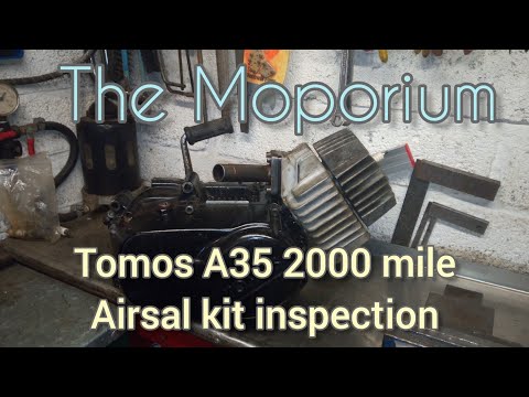 Tomos A35. 2000 mile Airsal kit inspection🕵