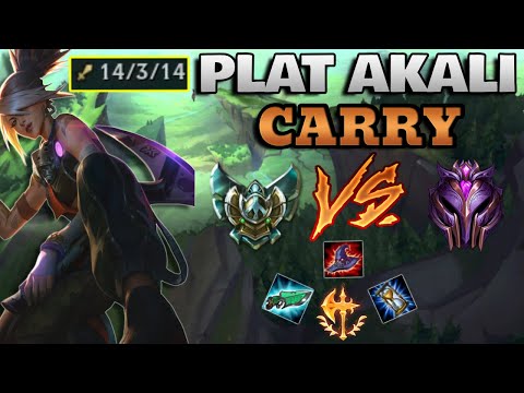 MASTER YASUO SLAYED BY PLAT AKALI?!  Soft Inting Yasuo Hard tilts and THROWS the game.