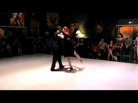  Ivan Inofre  and  Virginie Collombet  are  dancing  to  a  tango  in  2017