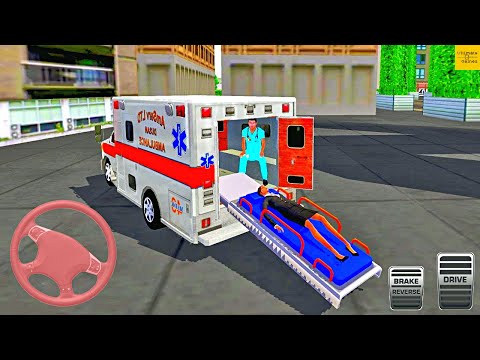 NY City Ambulance Driver Simulator - Emergency Rescue 3D - HD Android Gameplay with Sound