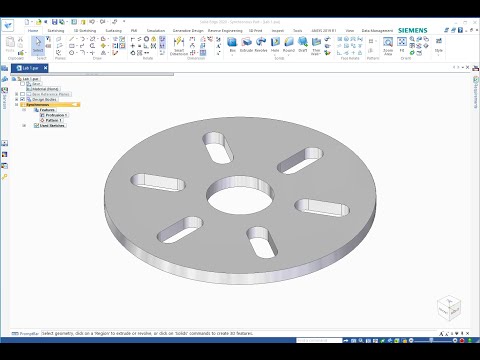 Learning Solid Edge  - Lab 1