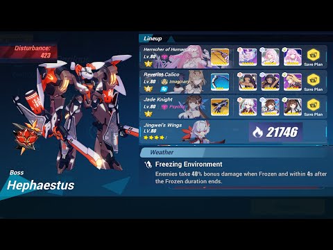 HI3 SEA - EX Abyss Red Lotus: Hephaestus 423D 746 pts
