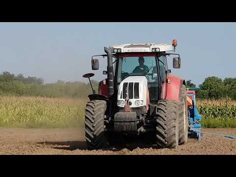 Steyr 6195 CVT + Lemken Saphir 7 + Zirkon 8