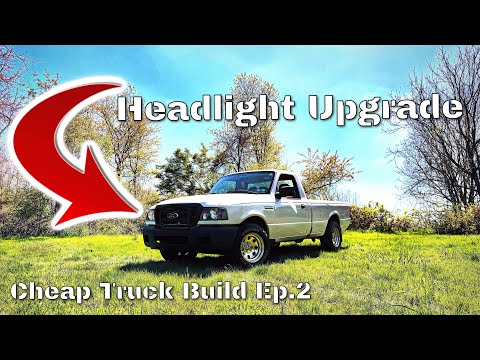 Nilight Headlight Assembly And LED Bulb Install Ford Ranger