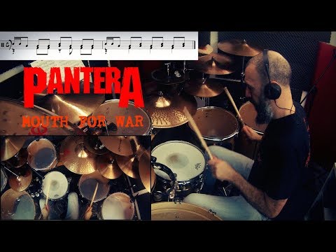 Pantera - Mouth for War DRUM COVER by Edo Sala with Drum Charts