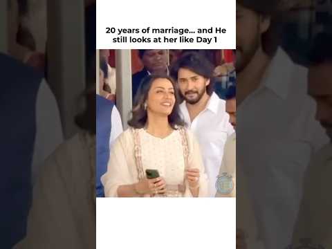 He Still Looks at Her Like Its Day 1 ❤️ #MaheshBabu #namratashirodkar #TrueLove #bollywood #shorts
