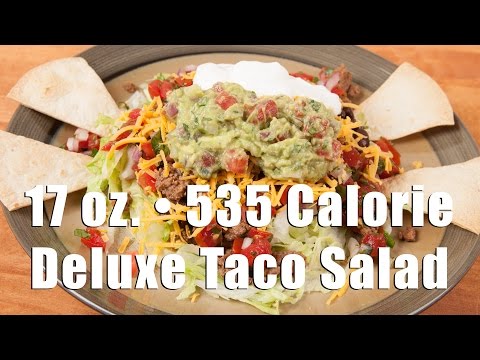 17 oz. • 535 Calorie Deluxe Taco Salad (Home Cooking...