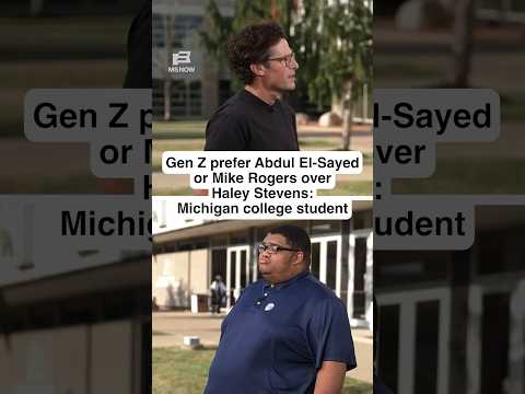 Gen Z prefer Abdul El-Sayed or Mike Rogers over Haley Stevens: Michigan college student