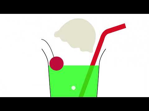 造形デザイン学科 オノマトペアニメーション「しゅわしゅわ」／onomatopoeia animation