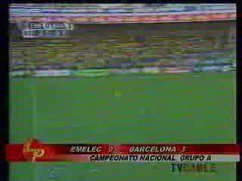 Barcelona 3 Emelec 0 en el Capwell. 14 Sep. 2008