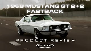 Download lagu Revology Car Review | 1968 Mustang GT 2 2 Fastback in Carrera White Metallic mp3