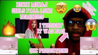 THOUGHT IT WAS BAD! Nicki Minaj - Girls Fall Like Dominoes - Pink Friday - Official Audio - REACTION