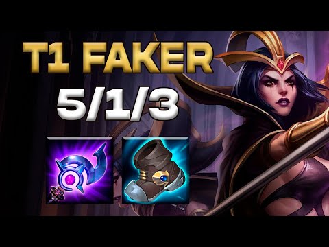 Faker LeBlanc vs Ahri / LOL KR Challenger Patch 12.11