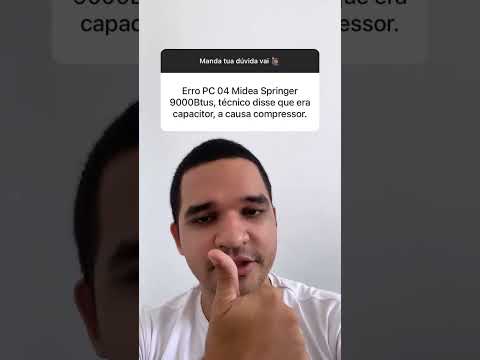Vídeo: Erro PC04 Springer MIDEA 9000 BTUs: 5 passos para resolver