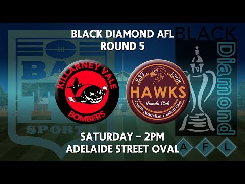 2018 Black Diamond AFL First Grade Round 5 - Killarney Vale Bombers v Cardiff Hawks