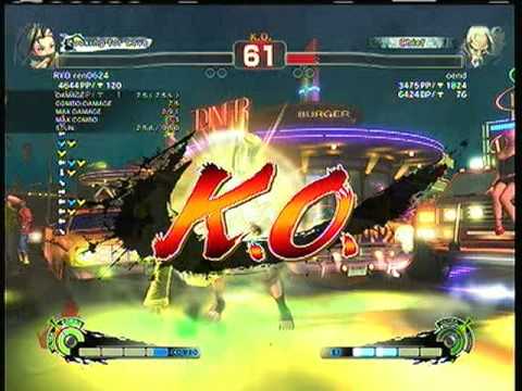 SSF4AE:  Ibuki (RYO ren0624) vs. Gen (oend)  SD