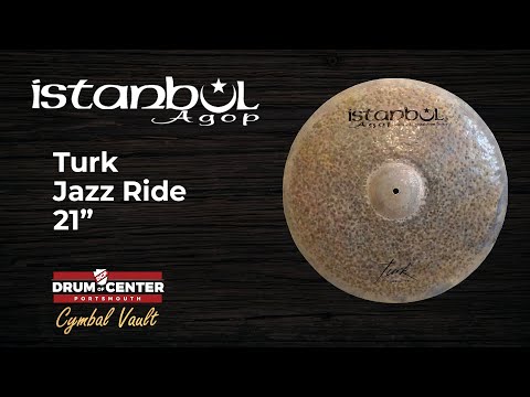 Istanbul Agop Turk Jazz Ride Cymbal 21" 2117 grams TJR21