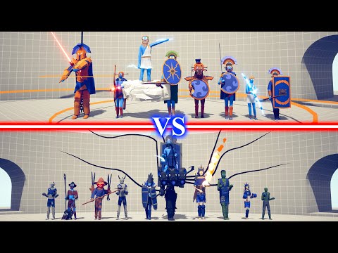 ANCIENT DLC TEAM vs SPOOKY DLC TEAM - Totally Accurate Battle Simulator TABS