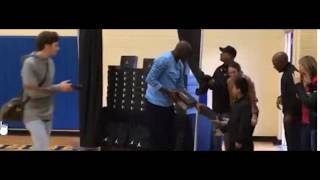 Michael Jordan Surprises Children in His Hometown with Brand New Air Jordans