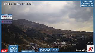 Popova Sapka Live Camera by 2S, Ski Macedonia and A1 live webcam