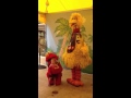 Isabella Meets Elmo July 14 2012