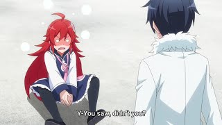 He saw her panties~ 💀