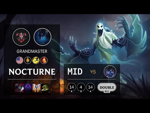 Nocturne Mid vs Sylas - NA Grandmaster Patch 10.22