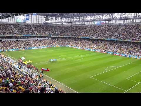Atmosphere of Algeria v Russia at Arena da Baixada