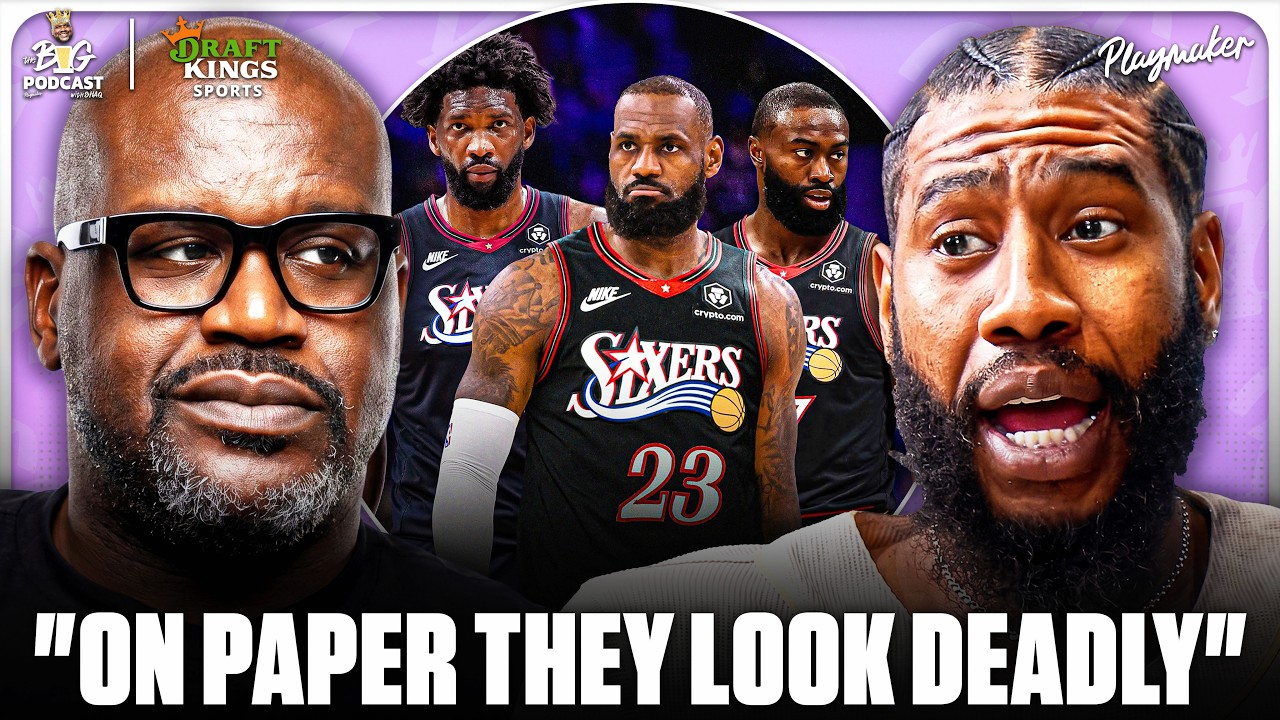 Shaq & Iman Shumpert DEBATE LeBron Signing with Sixers: Last Chance at Title Run?! 😱