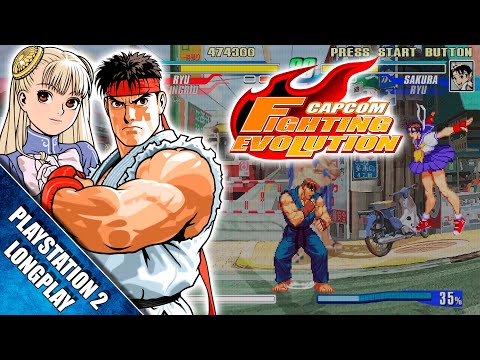 Capcom Fighting Evolution (PlayStation 2) 【Longplay】