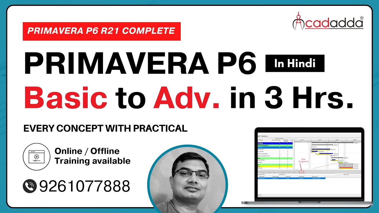 Primavera P6 Complete Course (3 Hours) | Full Project Management Tutorial for Beginners to Advanced
