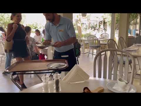 Restaurante grego de frutos do mar Psaloganos SANI Resort