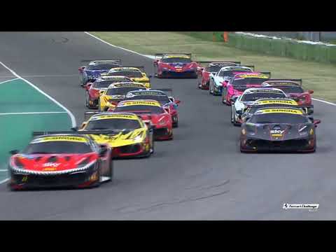 Ferrari Challenge Europe (Coppa Shell) 2020. Race 1 Autodromo di Imola. Full Race