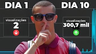 Como eu cresci um Canal no YouTube em 30 DIAS do ZERO