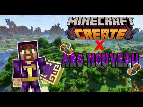 Minecraft Create Mod Player Tries Ars Nouveau!