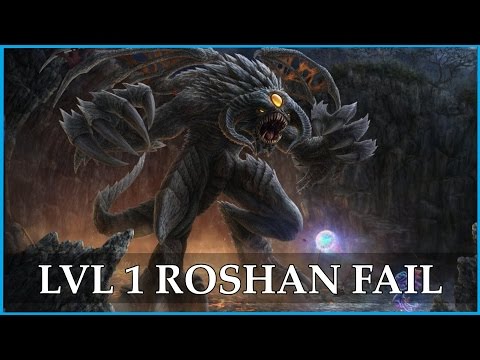 Lvl 1 Roshan Fail by Cloud 9 vs VG @ TI4 Loser Bracket
