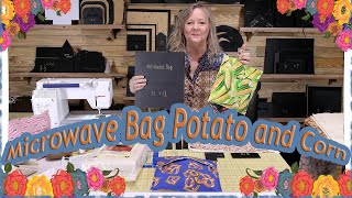 Make a Microwave Potato Bag - No Raw Edges!