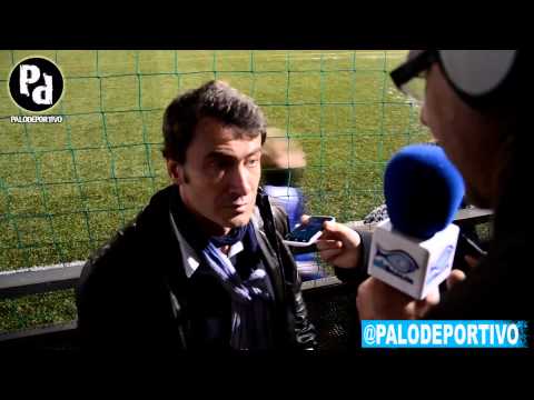 Jesús  Galván tras el CD El Palo 1 vs 1 CD Alcalá 1/8 Copa Federración 13/14