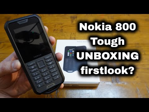 Nokia 800 Tough: Unboxing | First Look | Hands-on