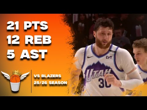 Jusuf Nurkic 21 Points/5 Assists vs Trail Blazers Full Highlights! (1/5/2026)
