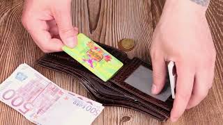 Горизонтальний чоловічий гаманець середнього розміру з натуральної шкіри з тисненням під крокодила Canpellini 21860 коричневий