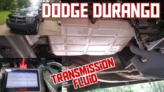 How to change & check the transmission fluid in a 2011-2020 Dodge Durango 3.6L W5A580 NAG1